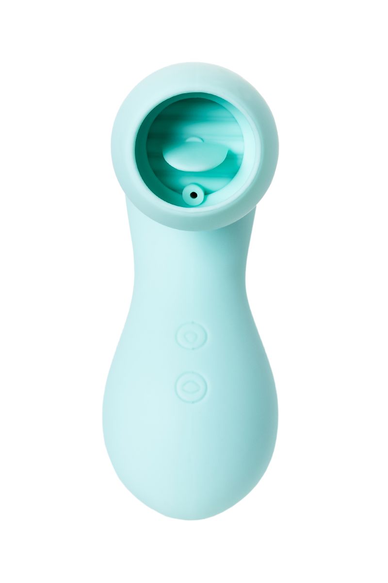 Мятный вакуум-волновой стимулятор клитора с язычком DINGO 3