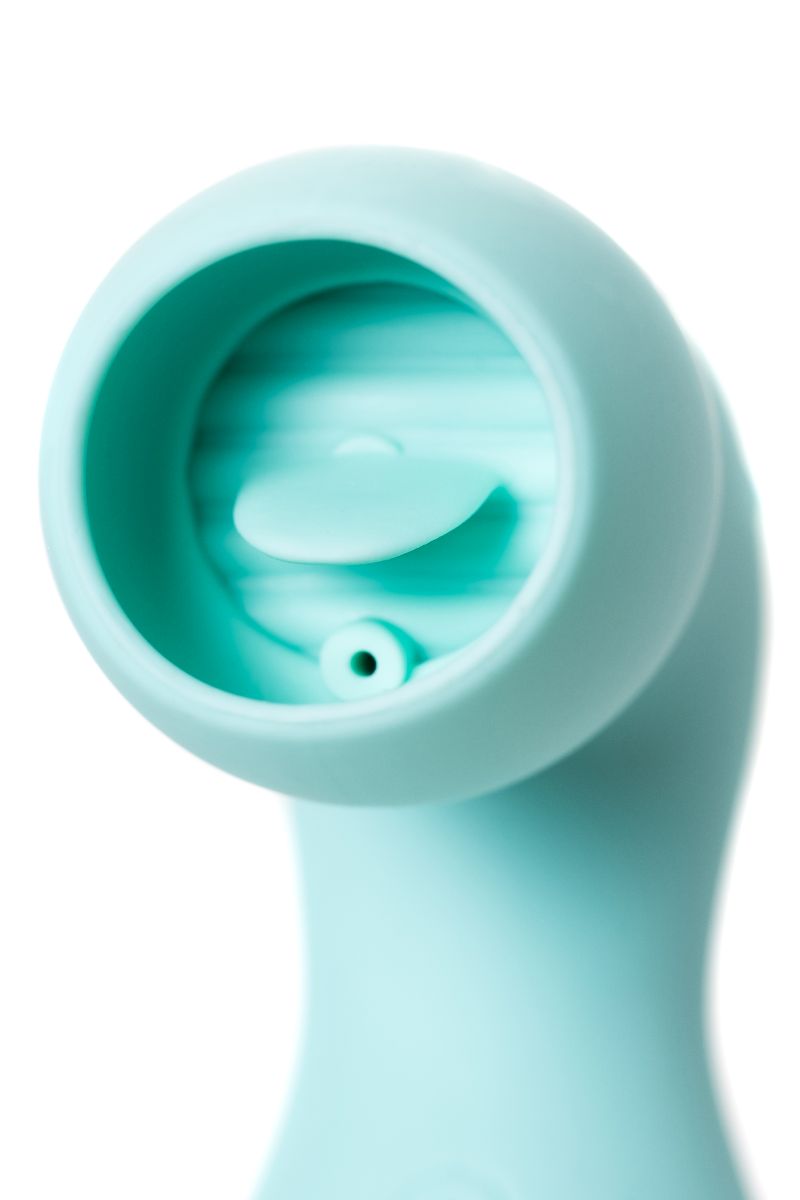 Мятный вакуум-волновой стимулятор клитора с язычком DINGO 10