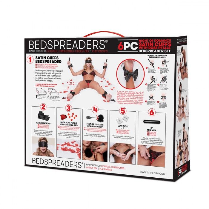 Романтический набор для БДСМ-игр с лепестками роз 3