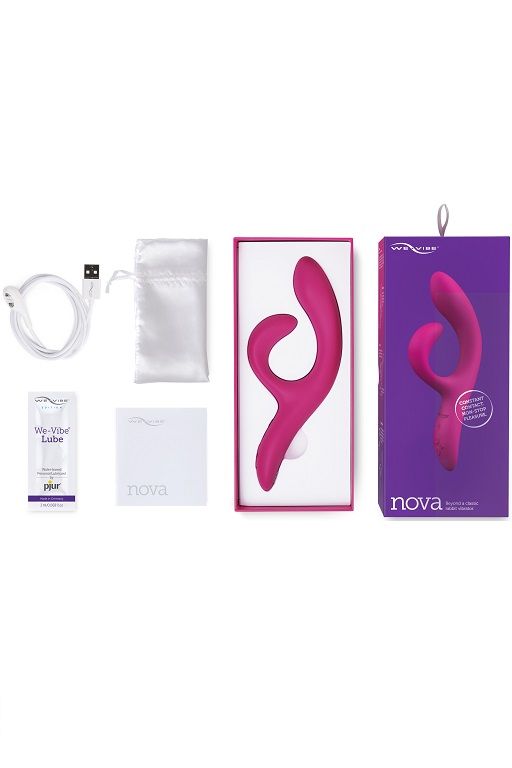 Фиолетовый вибратор-кролик We-Vibe Nova 2 - 20,5 см. 8