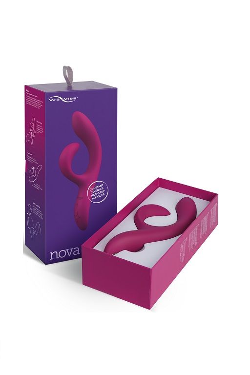 Фиолетовый вибратор-кролик We-Vibe Nova 2 - 20,5 см. 9