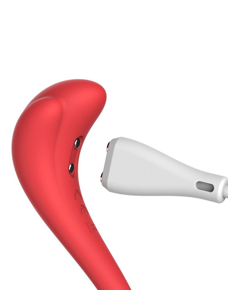 Красный интерактивный вибромассажер Phoenix Neo 3