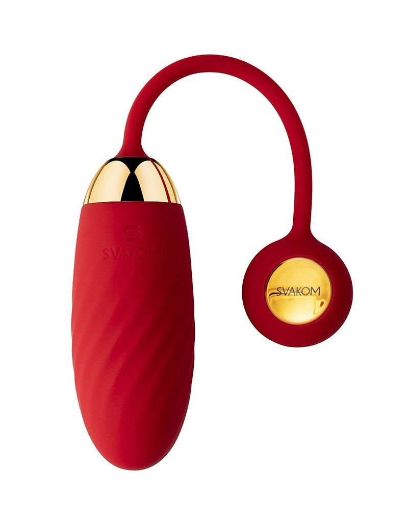 Красное интерактивное виброяйцо Ella Neo 1