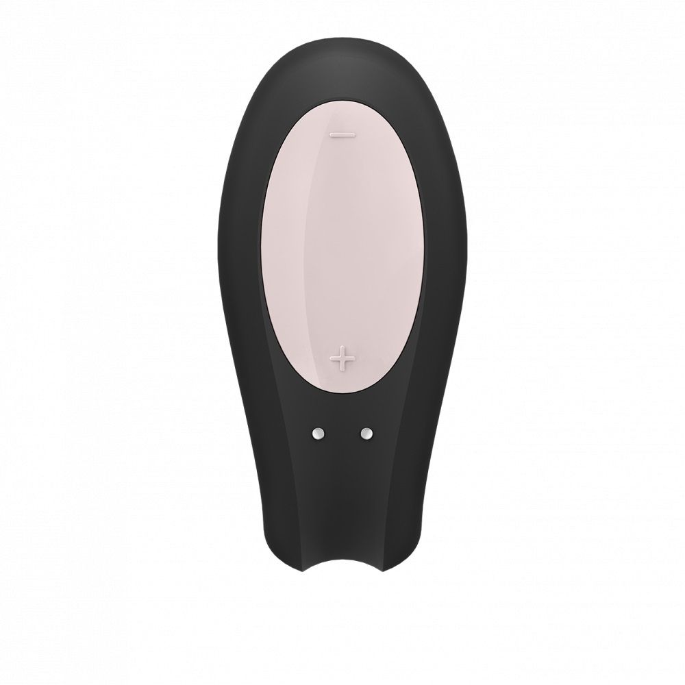 Черный вибратор для пар Double Joy с управлением через приложение 3