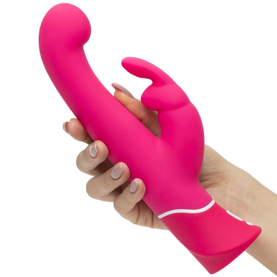 Розовый вибратор-кролик G-Spot Rechargeable Rabbit Vibrator - 24,1 см. 3