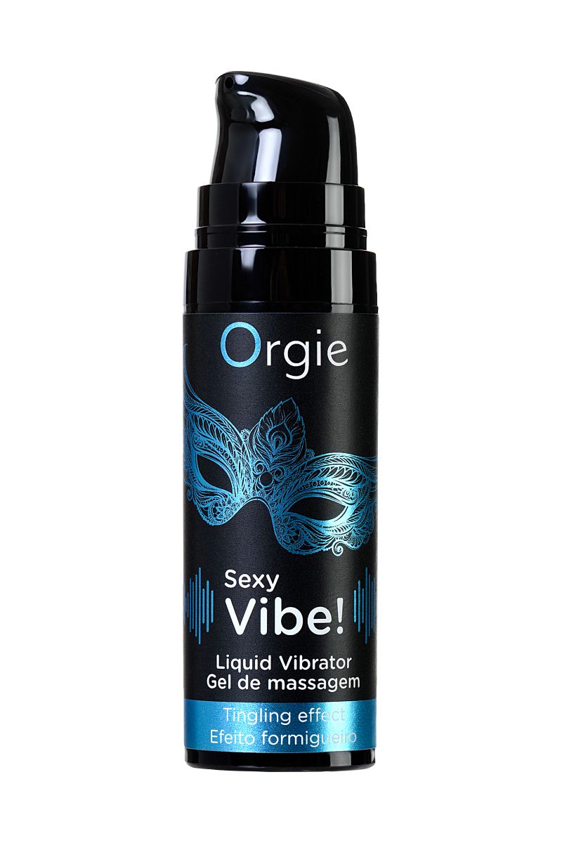Гель для массажа ORGIE Sexy Vibe Liquid Vibrator с эффектом вибрации - 15 мл. 3