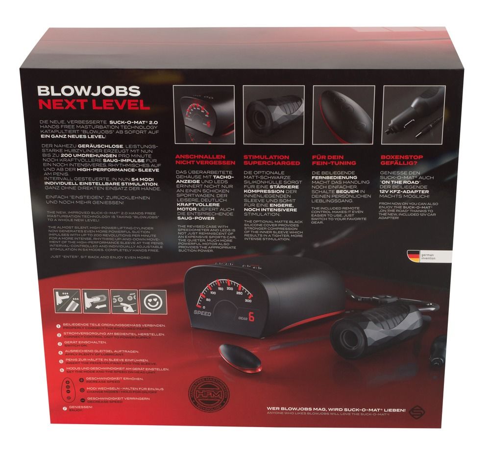 Автоматический мастурбатор с пультом ДУ Suck-O-Mat 2.0 11