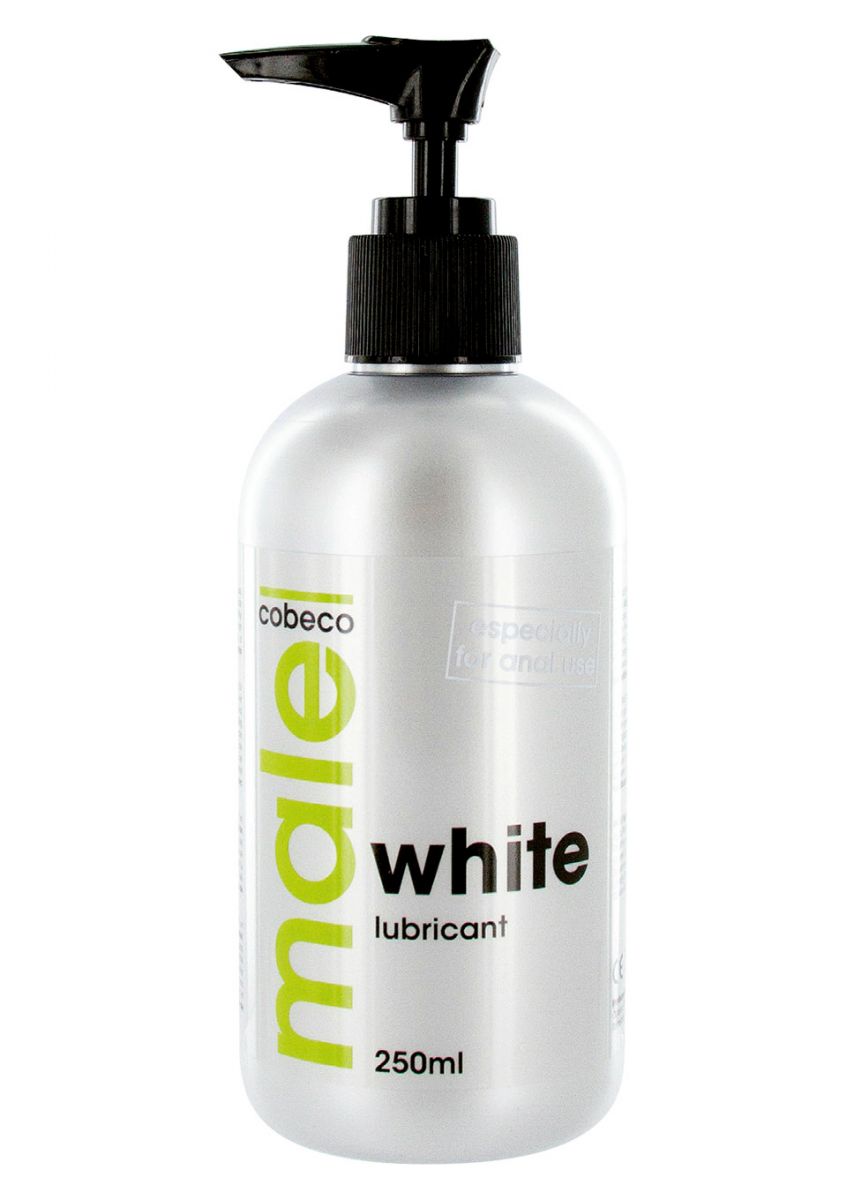 Анальная смазка на водной основе MALE Cobeco White Lubricant - 250 мл. 1
