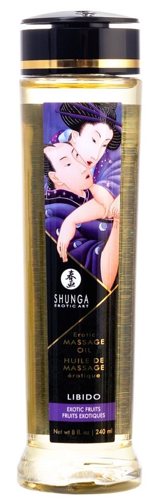 Массажное масло Libido Exotic Fruits с ароматом экзотических фруктов - 240 мл. 2