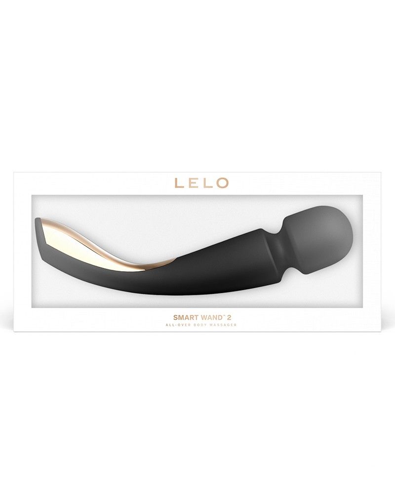 Черный вибромассажёр Lelo Smart Wand 2 Large - 30,4 см. 3