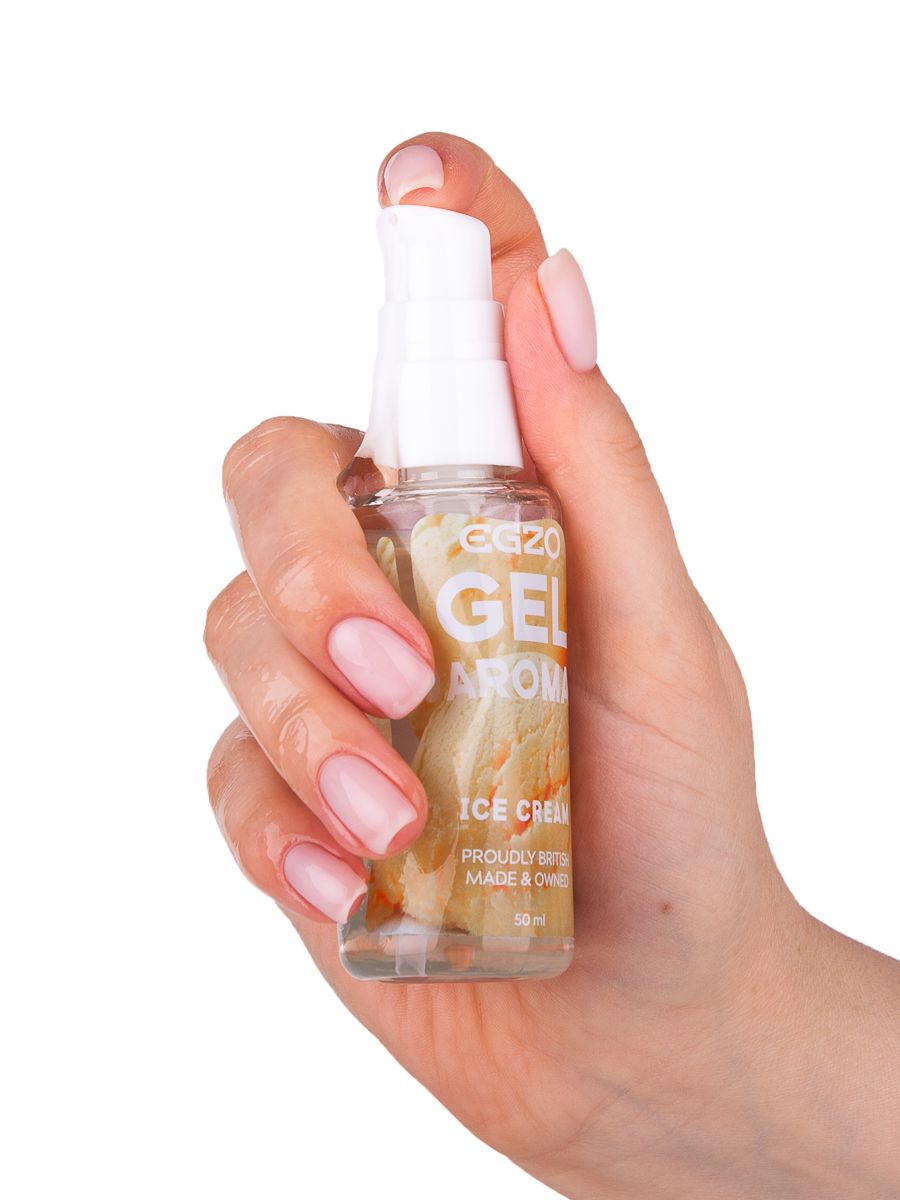 Интимный лубрикант Egzo Aroma с ароматом мороженого - 50 мл. 4