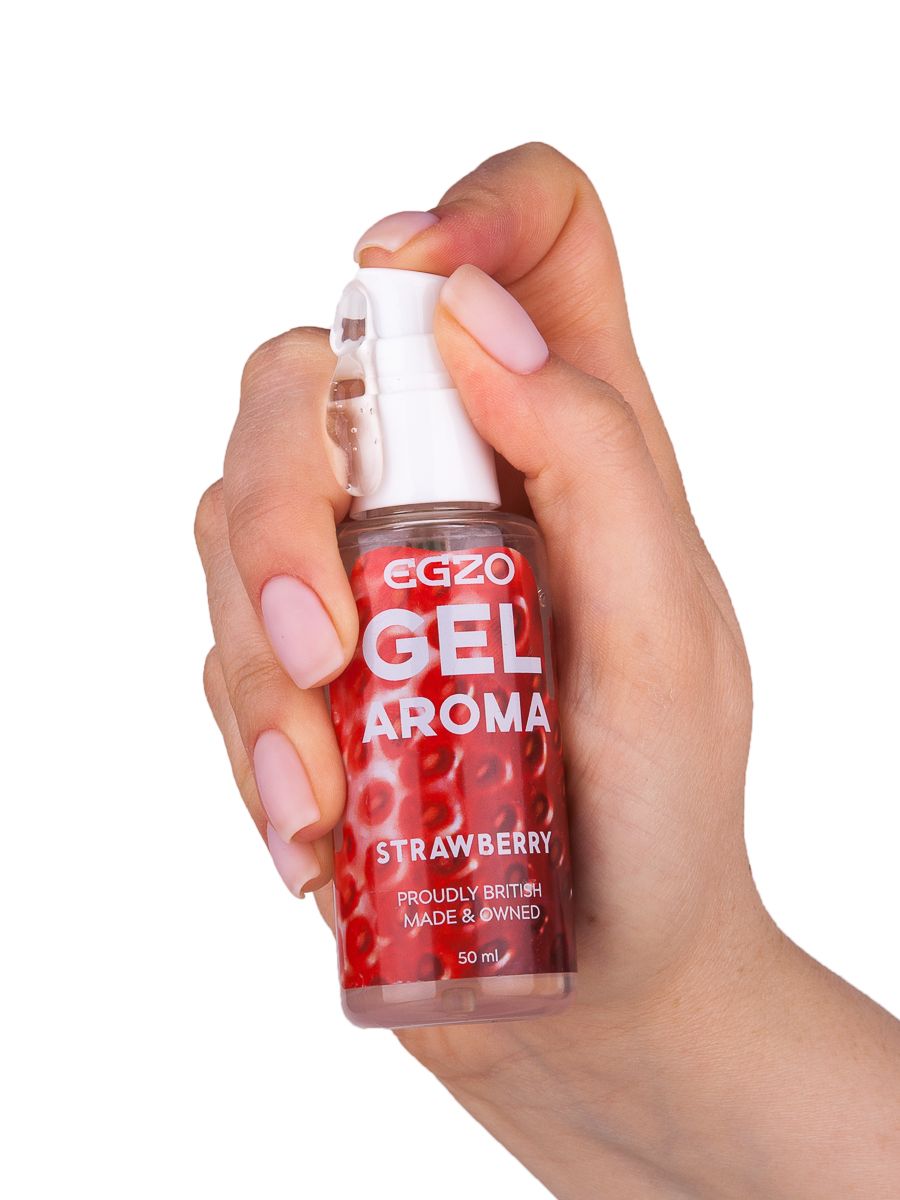 Интимный лубрикант Egzo Aroma с ароматом клубники - 50 мл. 4