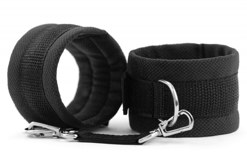 Черные наручники My rules на сцепке 1