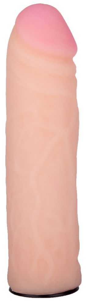 Пояс-трусики с насадкой Glamour Silver - 15,5 см. 2