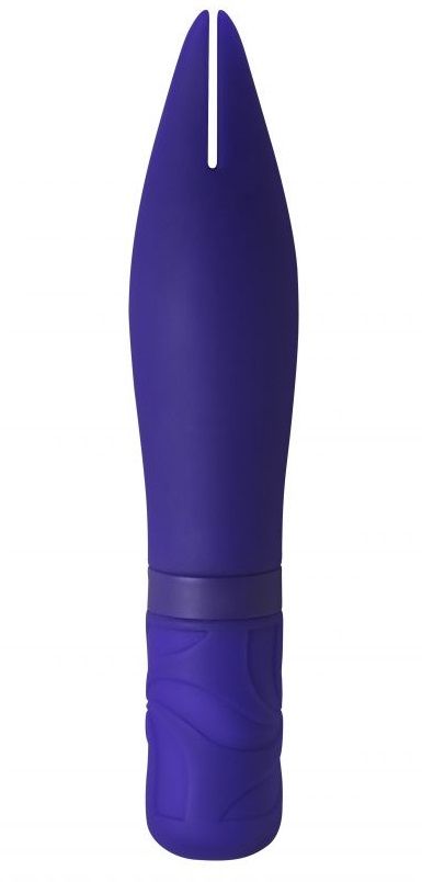 Синий мини-вибратор BonBon’s Powerful Spear - 15,2 см. 1