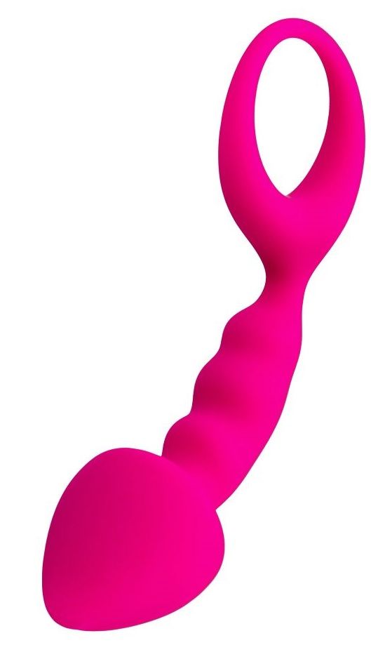 Розовая анальная втулка Bong - 12,5 см. 1