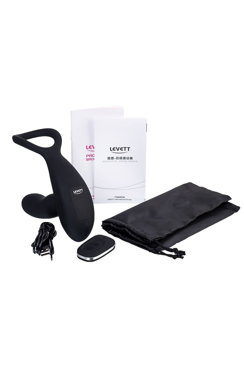 Черный стимулятор простаты Maud с вибрацией 6