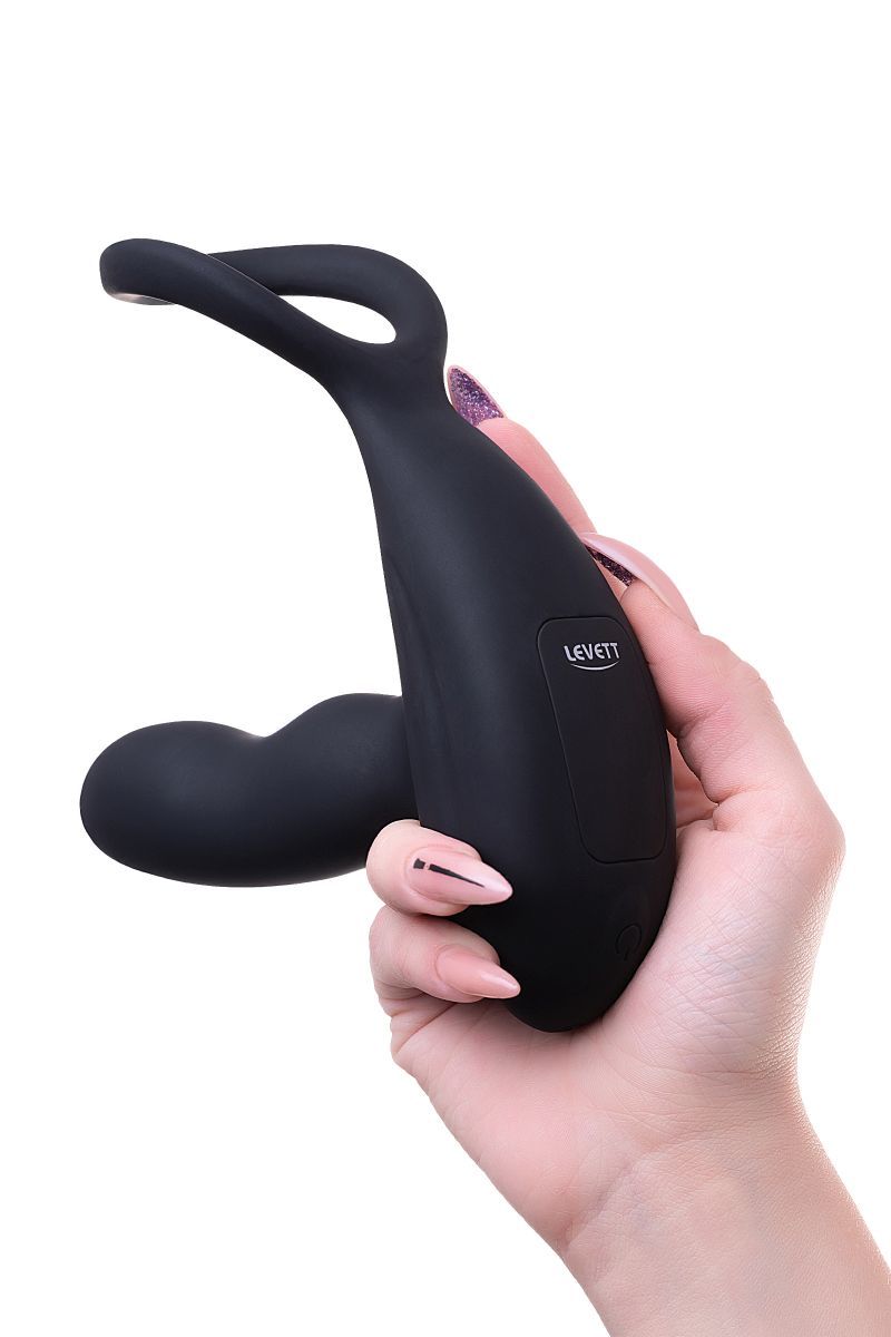 Черный стимулятор простаты Maud с вибрацией 7