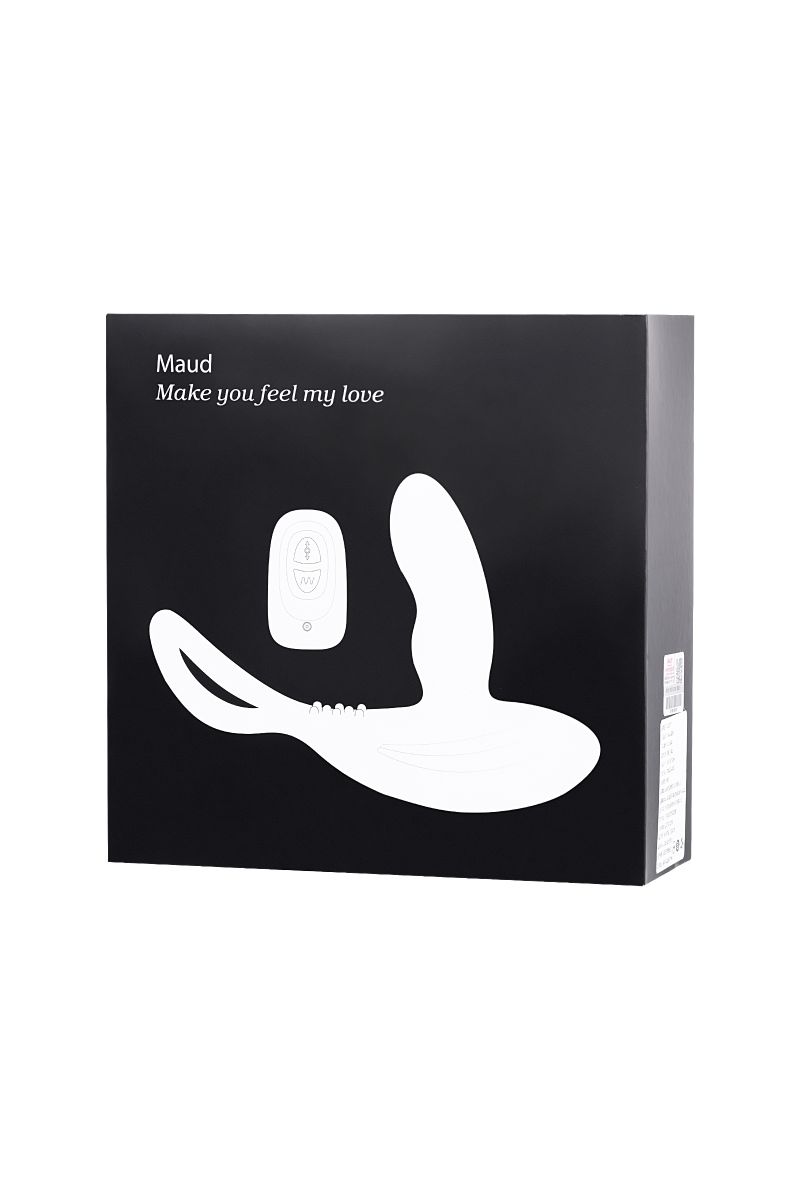 Черный стимулятор простаты Maud с вибрацией 8