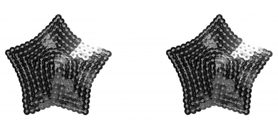 Серебристые пэстисы-звездочки Tempest 1