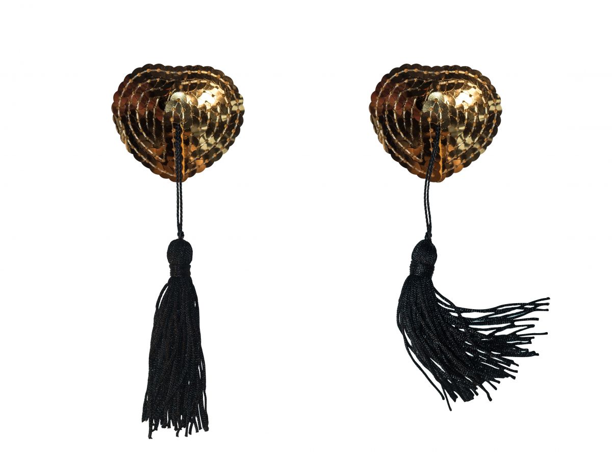 Золотистые пэстисы Gipsy с черными кисточками 2