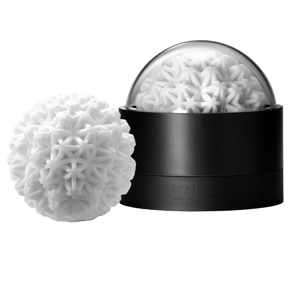 Белый мастурбатор Tenga Geo Coral 1