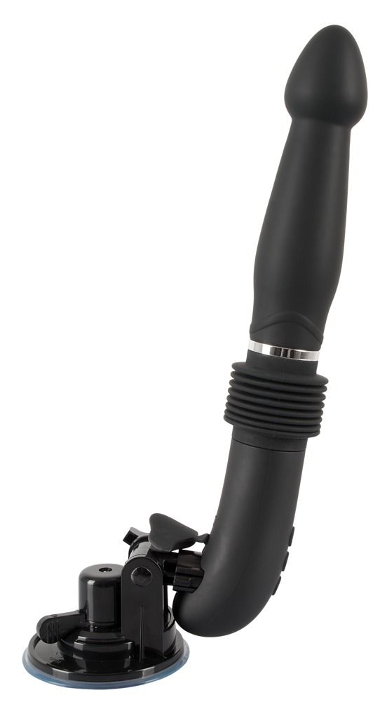 Черная секс-машина с поступательными движениями Fucking Machine 3