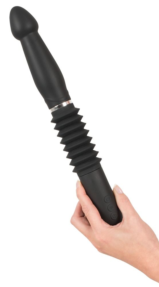 Черная секс-машина с поступательными движениями Fucking Machine 5