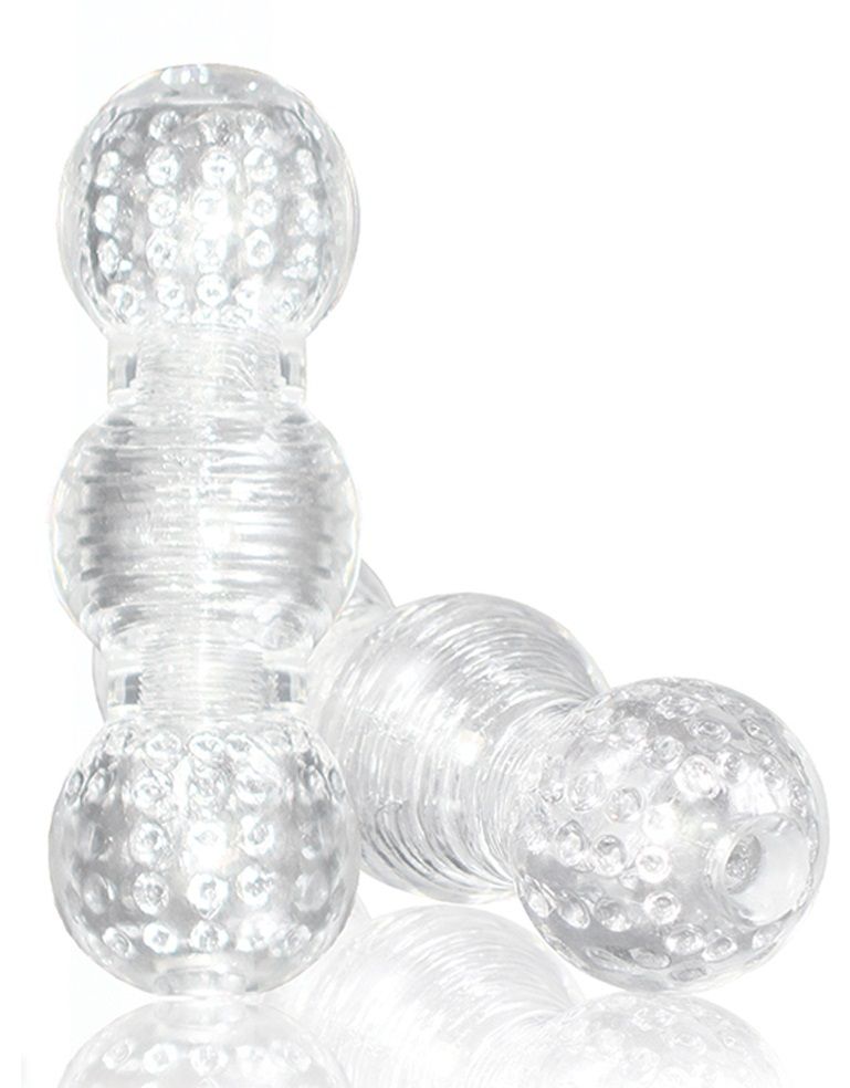 Прозрачный фигурный мастурбатор Master Stroker 1