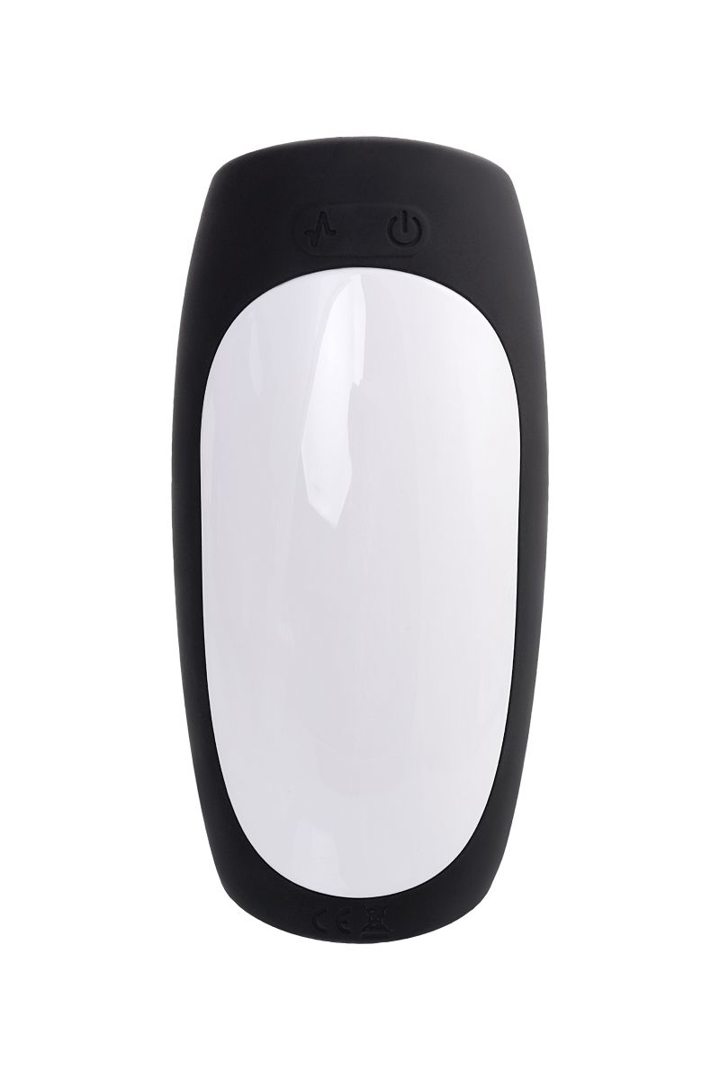 Черно-белый перезаряжаемый мастурбатор Erotist Hailstorm 4