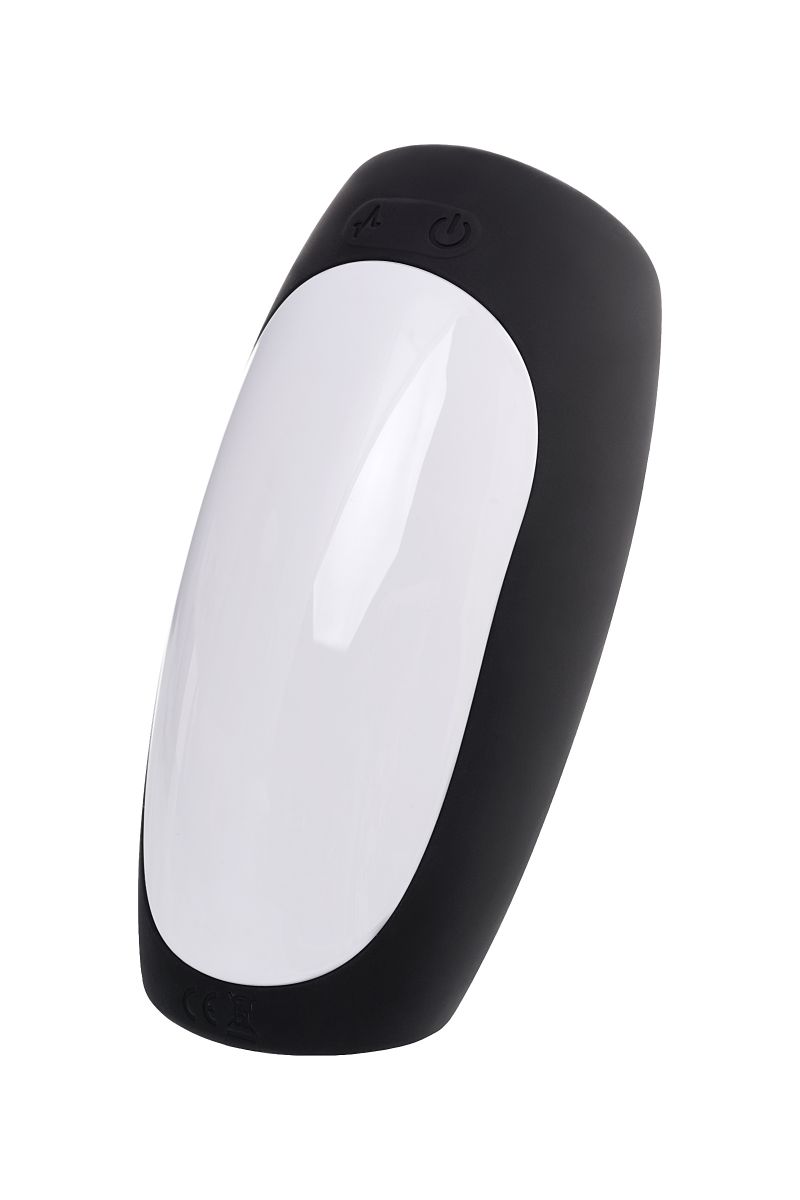 Черно-белый перезаряжаемый мастурбатор Erotist Hailstorm 5