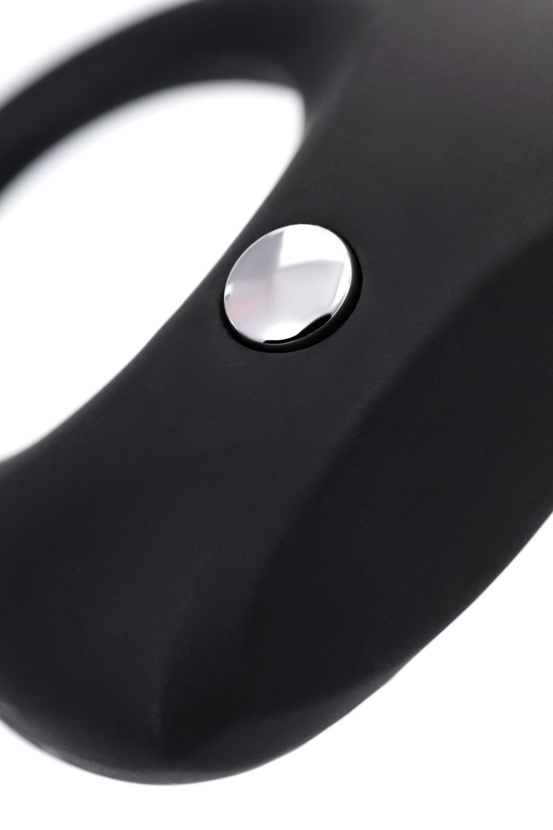 Черное эрекционное виброкольцо Erotist Cosm 8