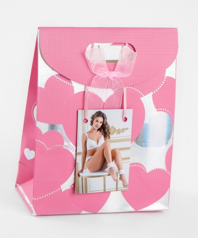 Белые оковы из натуральной кожи с нежным мехом 3