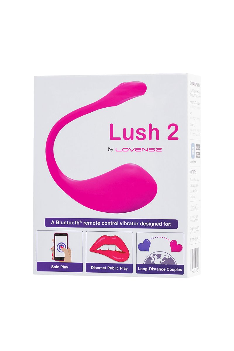 Ярко-розовое виброяйцо Lovense Lush 2 8