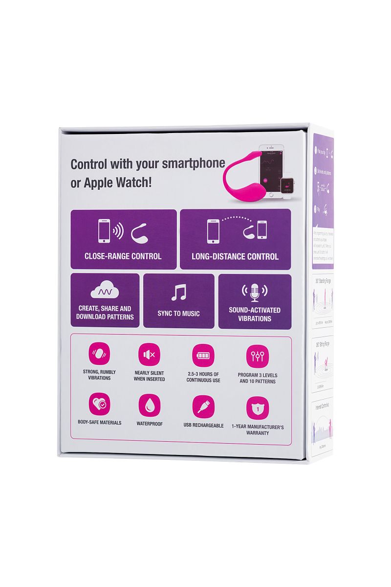 Ярко-розовое виброяйцо Lovense Lush 2 9