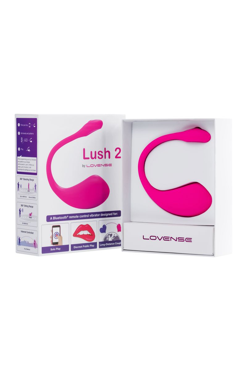 Ярко-розовое виброяйцо Lovense Lush 2 10