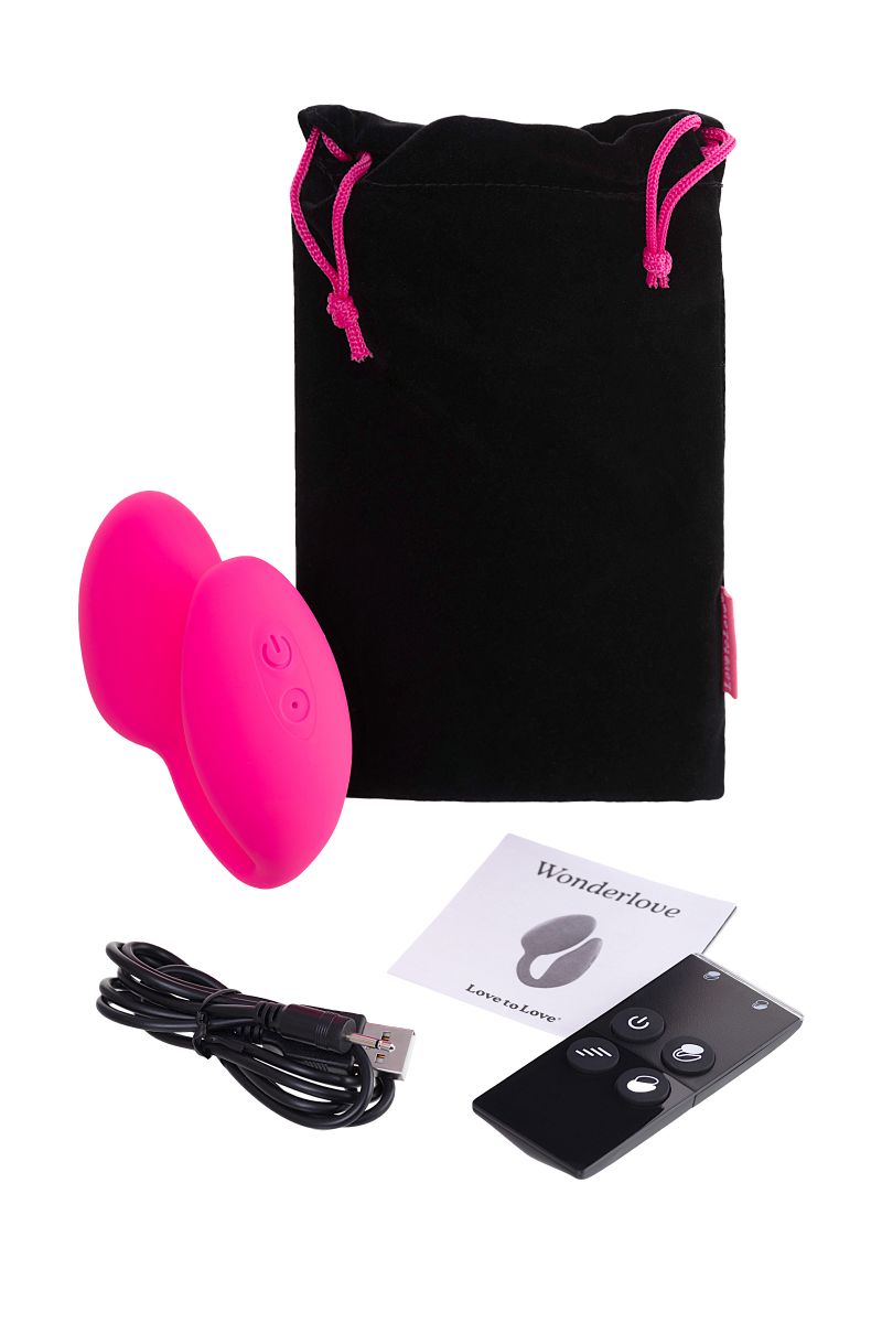 Розовый стимулятор Wonderlove 7