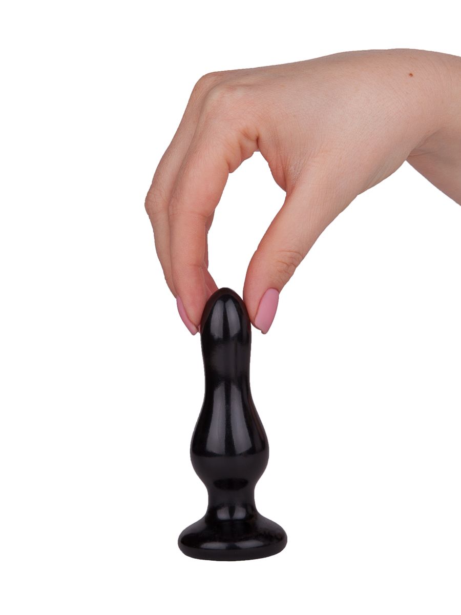 Черная анальная пробка MAGNUM 11 - 11 см. 3