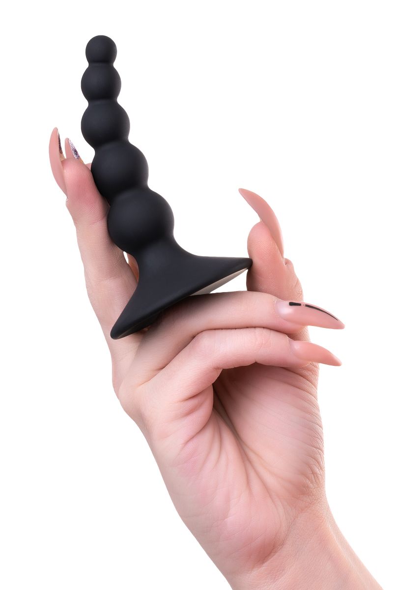 Черная анальная втулка Bootes - 10 см. 7