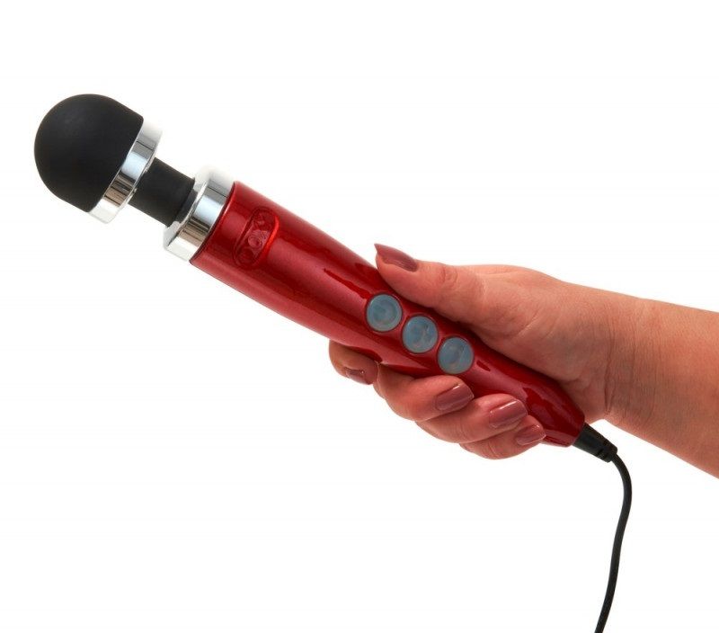 Красный жезловый вибратор Doxy Die Cast 3 - 28 см. 3