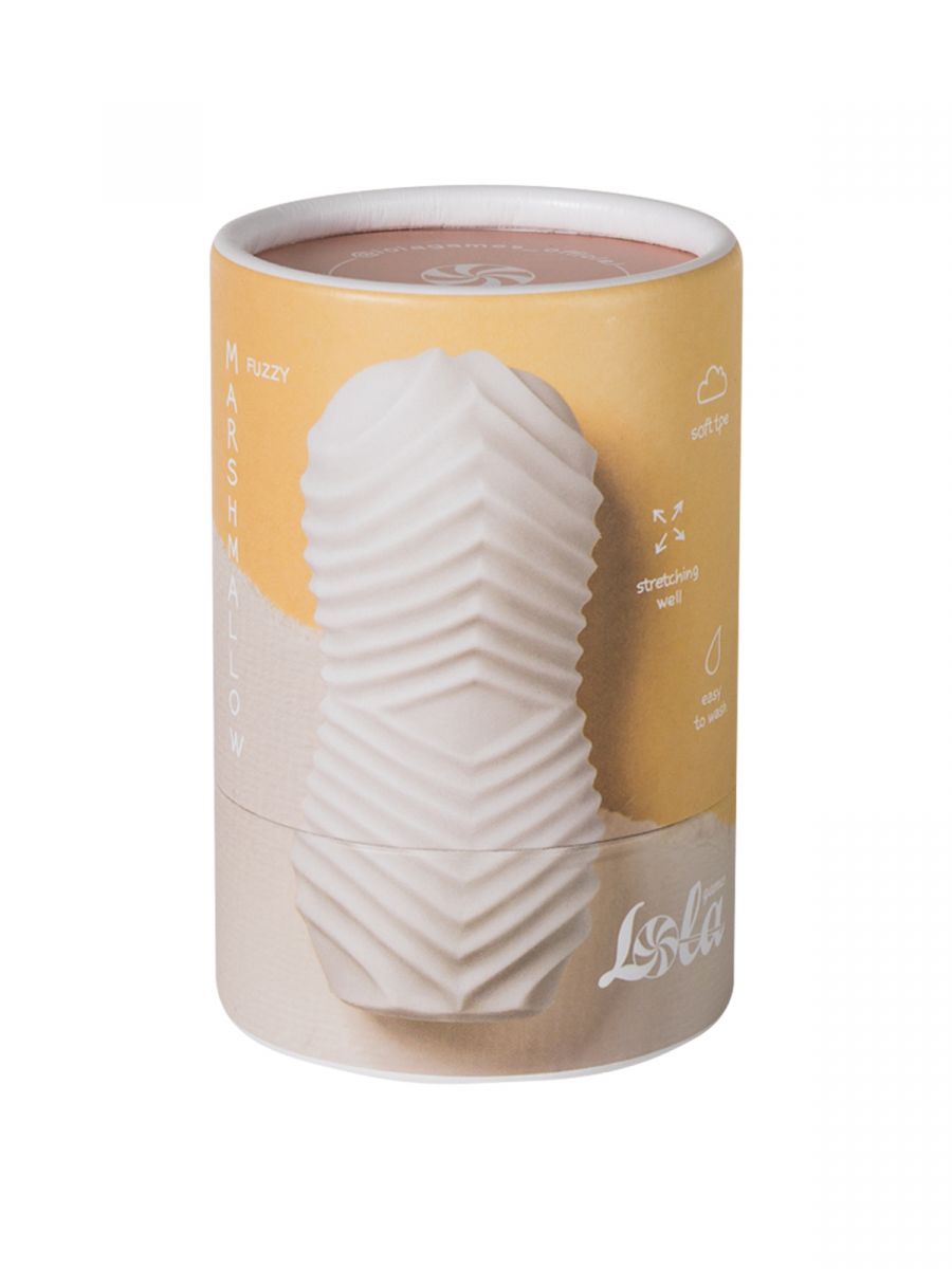 Белый мастурбатор Fuzzy 5