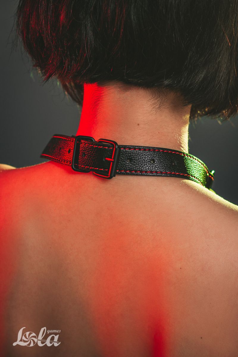 Черный кляп-трензель Infatuation 7