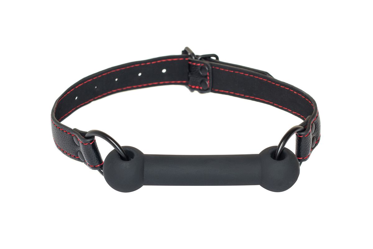 Черный кляп-трензель Infatuation 1