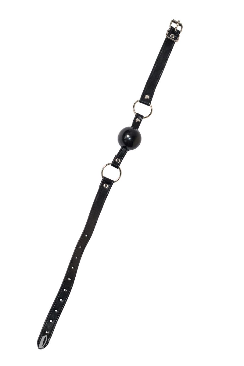 Черный кляп Love Addict на замочке 1