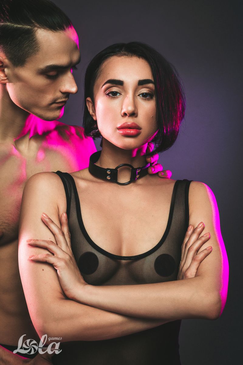 Черный кляп-кольцо Modesty 12