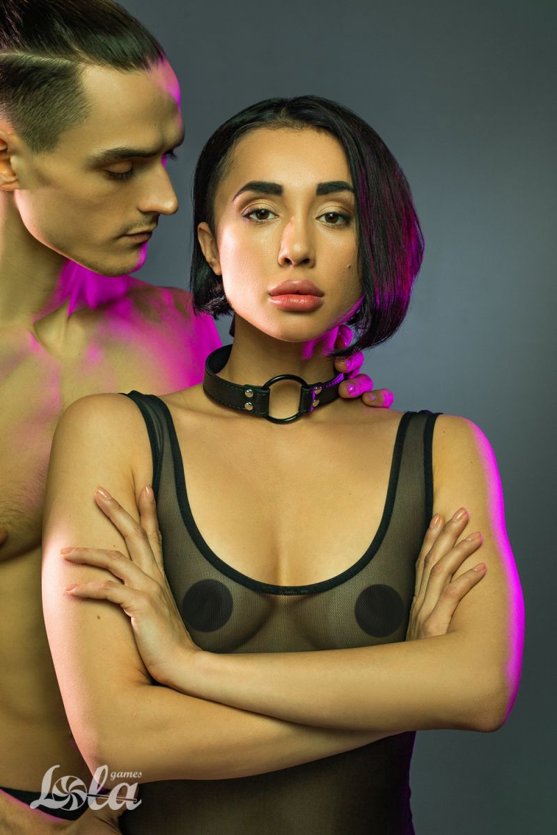 Черный кляп-кольцо Modesty 13