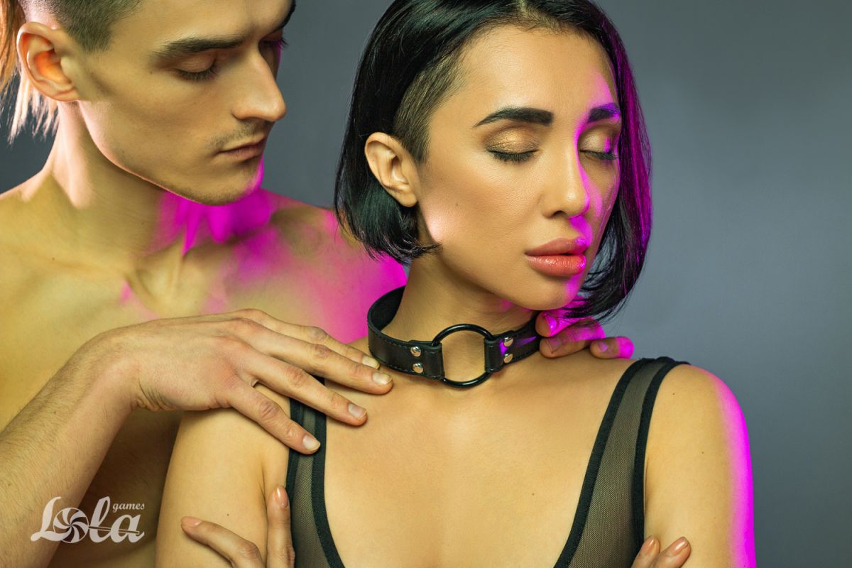 Черный кляп-кольцо Modesty 9