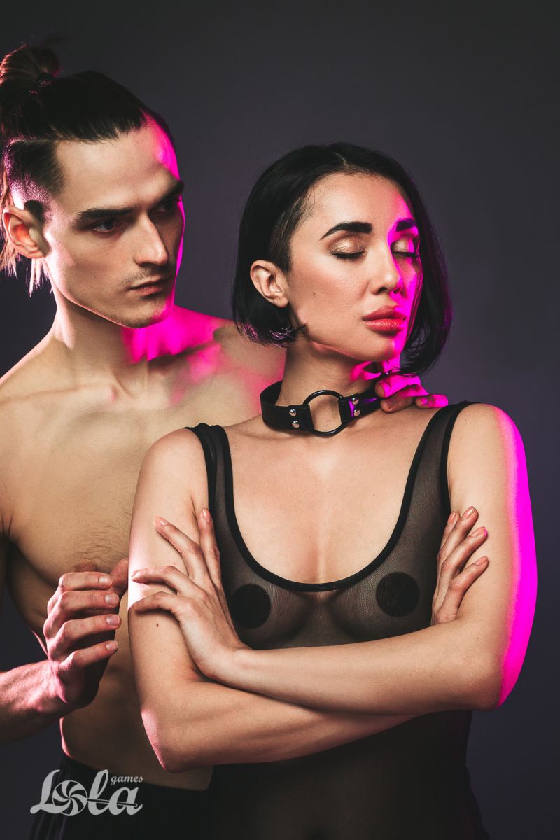 Черный кляп-кольцо Modesty 10