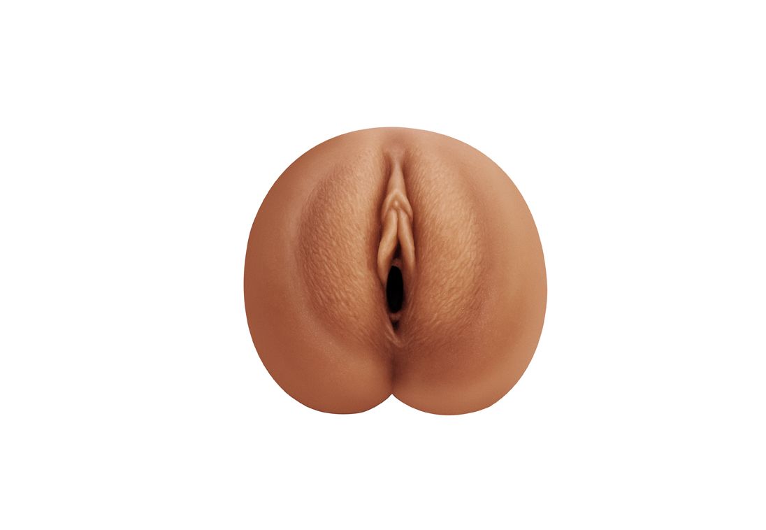 Кофейный мастурбатор-вагина Dumpling 2