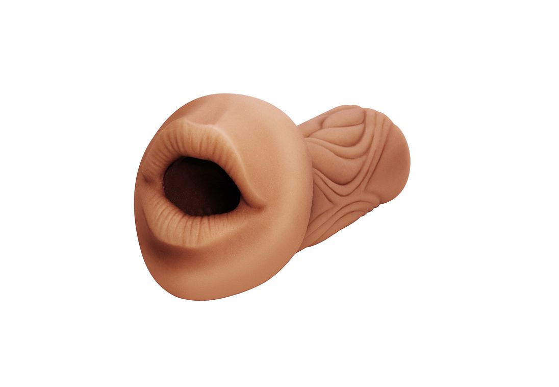 Кофейный мастурбатор-ротик Hottie 2